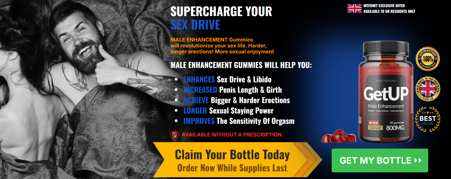 GetUP Male Enhancement Gummies