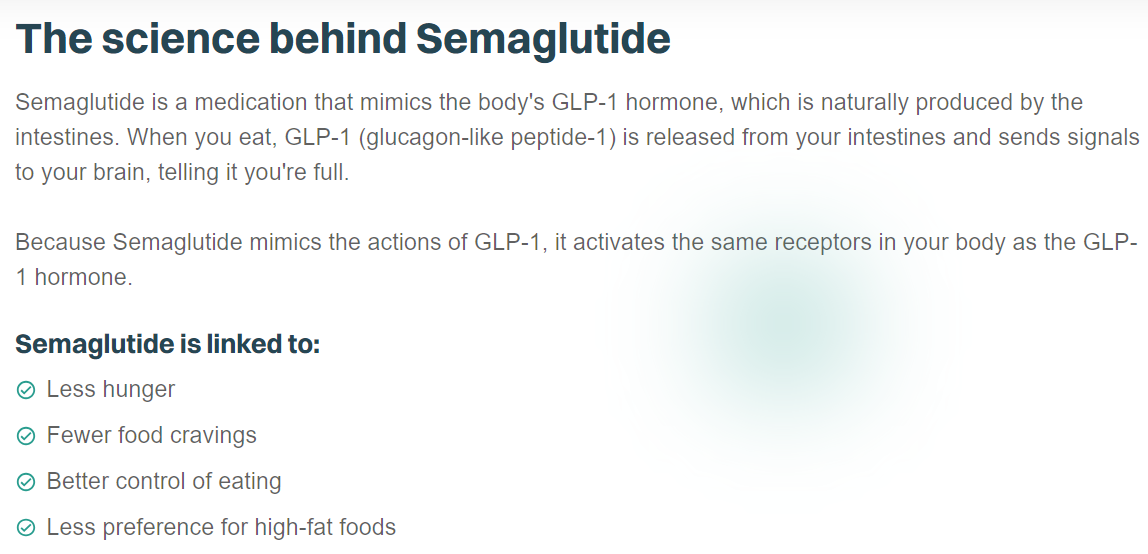 science behind Semaglutide